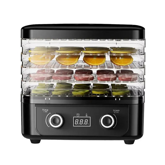 B98A-5-Tier Food Dehydrator Machine 160W Dryer Adjustable Timer & Temperature For Drying Fruits Herbs Jerky